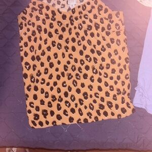Leopard Print Women's Skirt